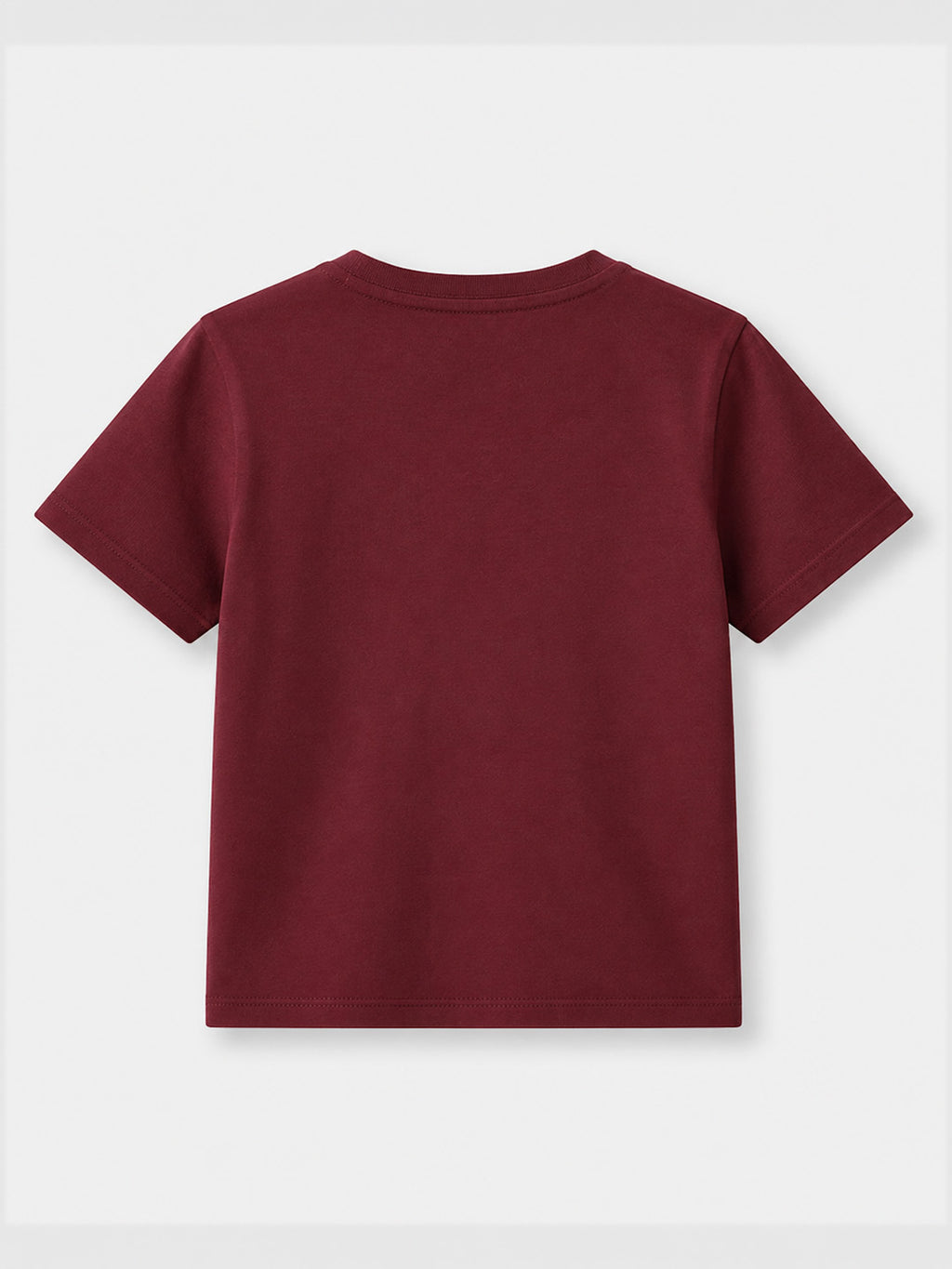 CODEZ Boys Tawny Port Pure Cotton Forever Hungry Bear Graphic Relaxed Fit T-Shirt