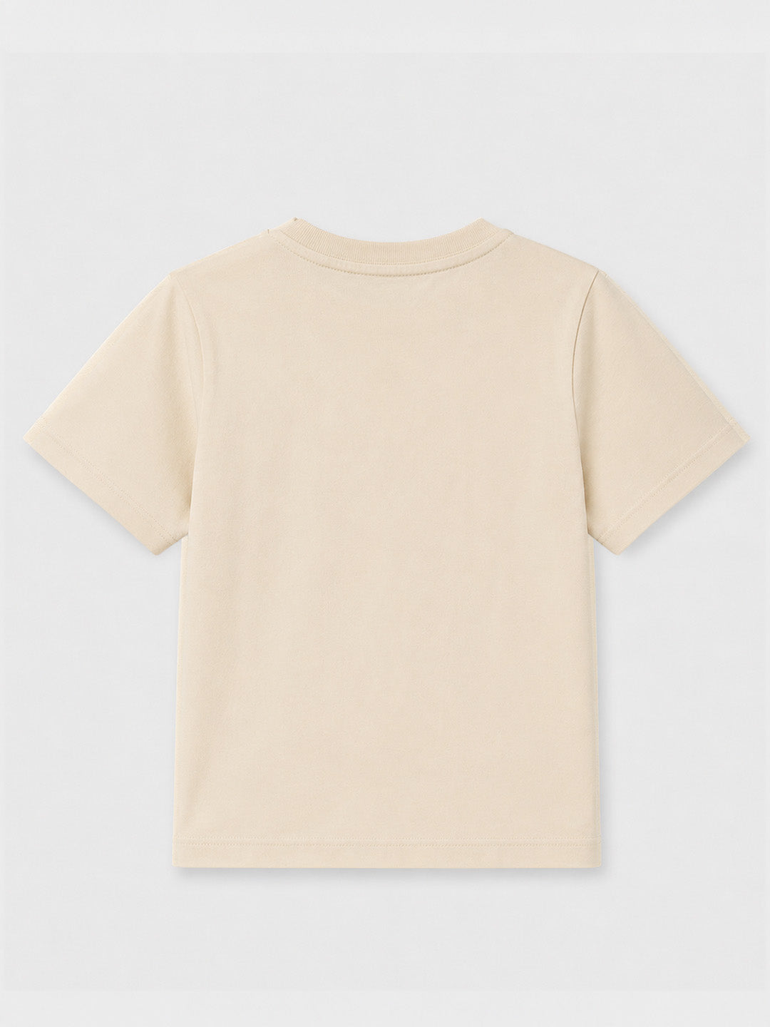 CODEZ Boys Beige Pure Cotton Sobii Markets Tomato Graphic Relaxed Fit T-Shirt