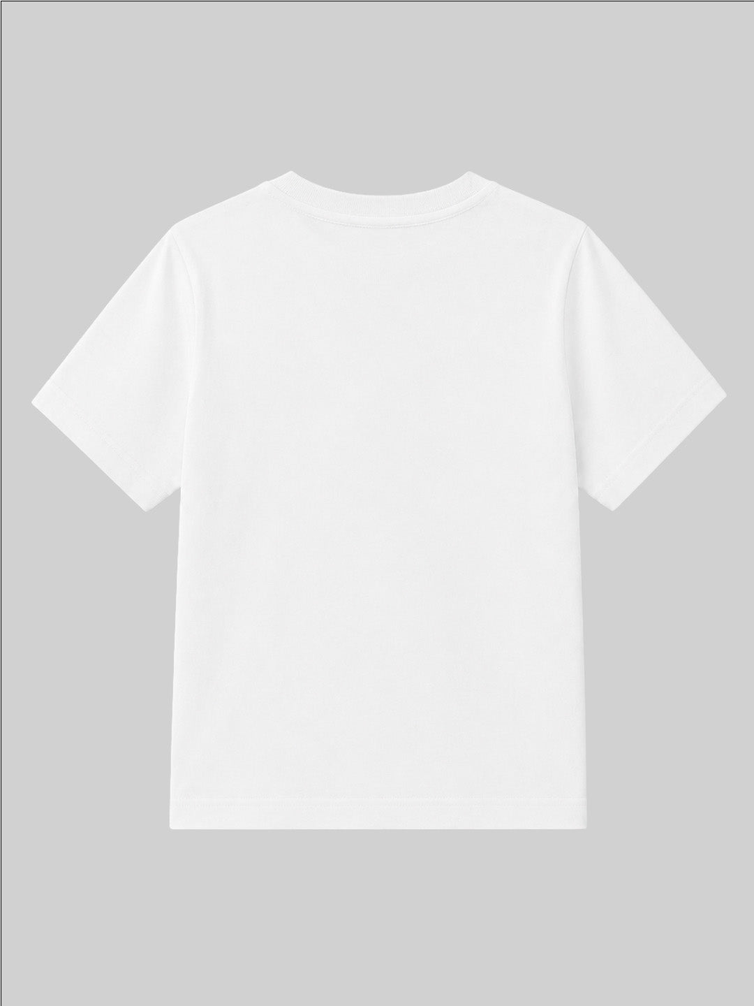 CODEZ Boys White Pure Cotton Sobii Markets Tomato Graphic Relaxed Fit T-Shirt