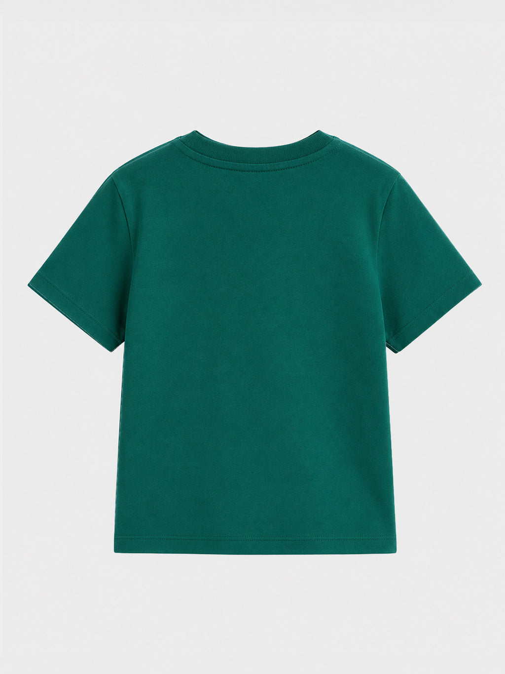 CODEZ Boys Alpine Green Pure Cotton Le Croissant Graphic Relaxed Fit T-Shirt