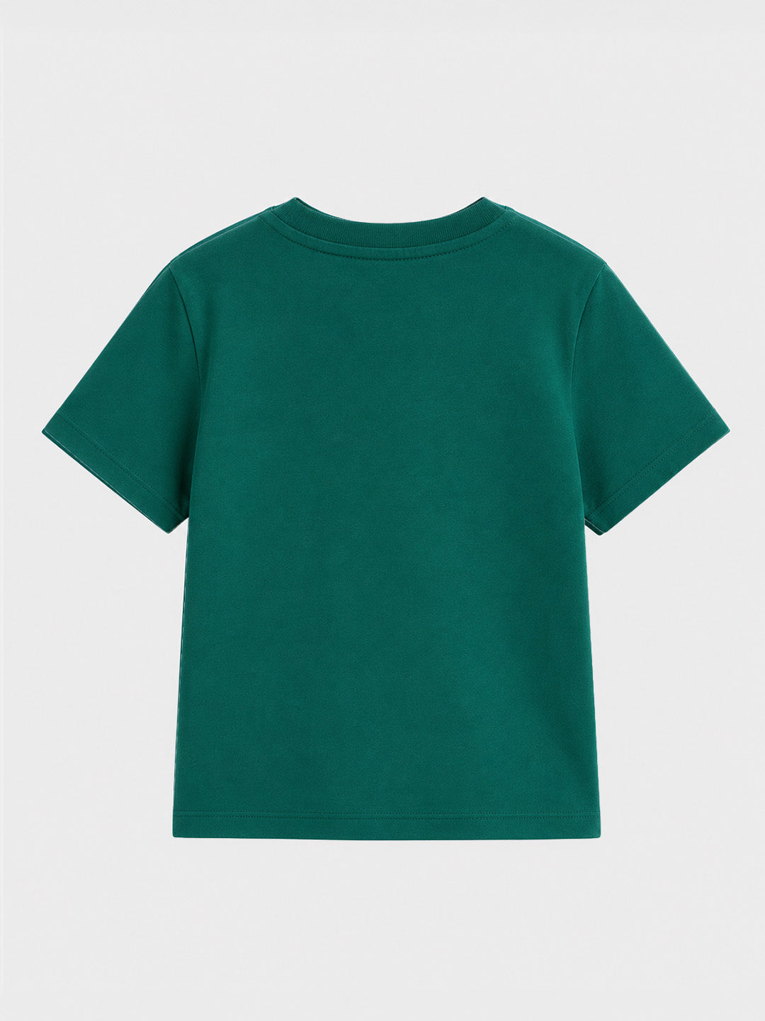 CODEZ Boys Alpine Green Pure Cotton Le Croissant Graphic Relaxed Fit T-Shirt