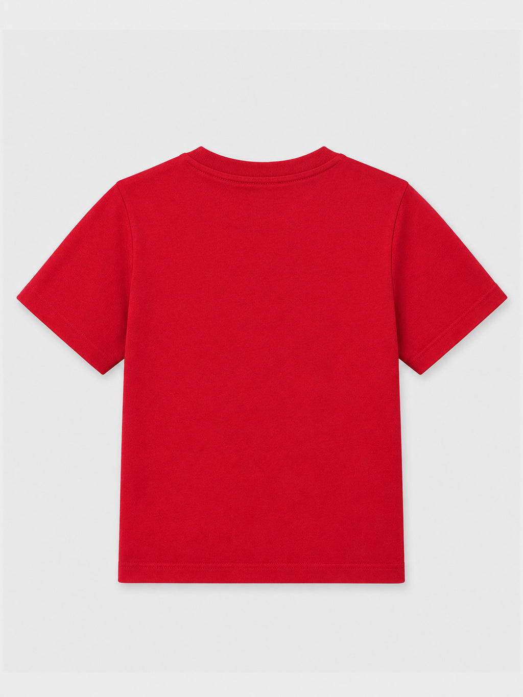 CODEZ Boys Red Pure Cotton Le Croissant Graphic Relaxed Fit T-Shirt