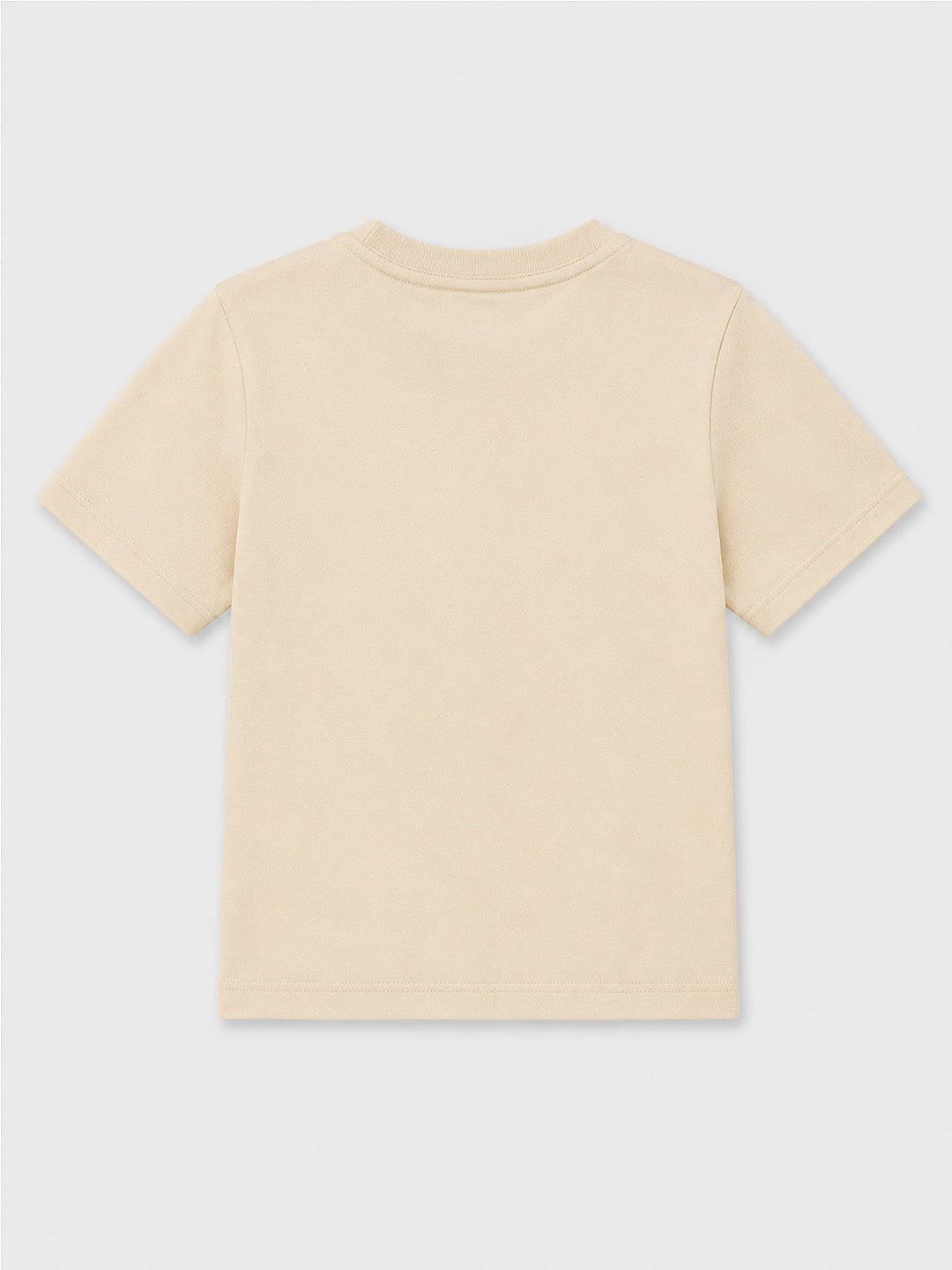 CODEZ Boys Beige Pure Cotton Mac & Cheese Club Graphic Relaxed Fit T-Shirt