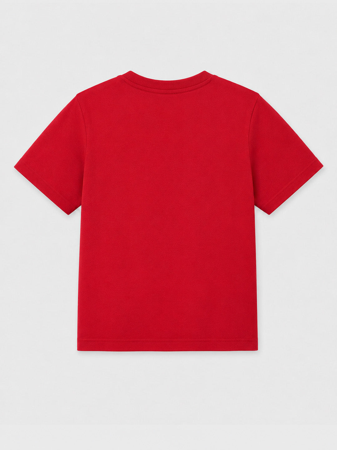 CODEZ Boys Red Pure Cotton French Fries Lover Graphic Relaxed Fit T-Shirt
