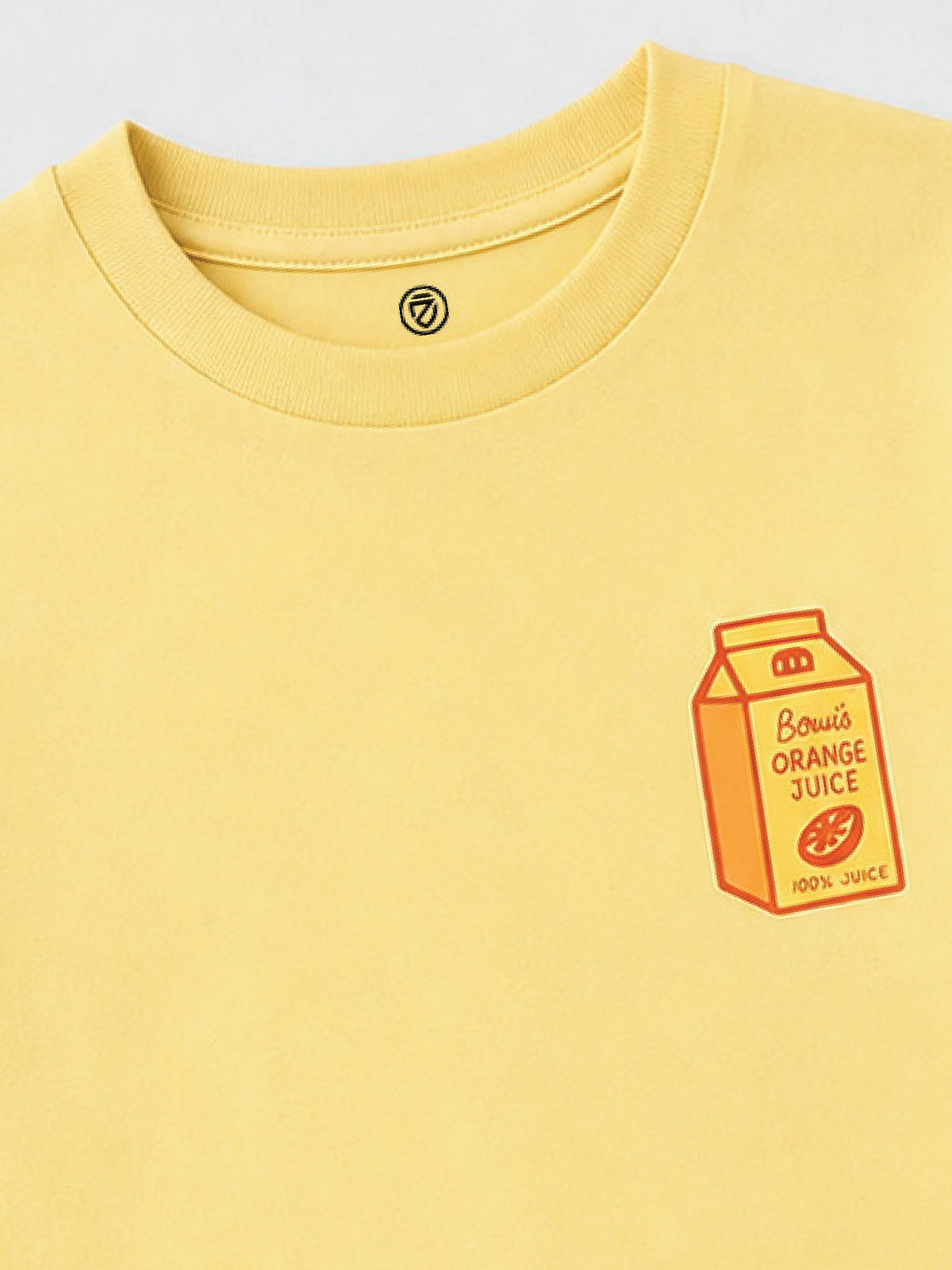 CODEZ Boys Lemon Drop Pure Cotton Grocery List Graphic Relaxed Fit T-Shirt