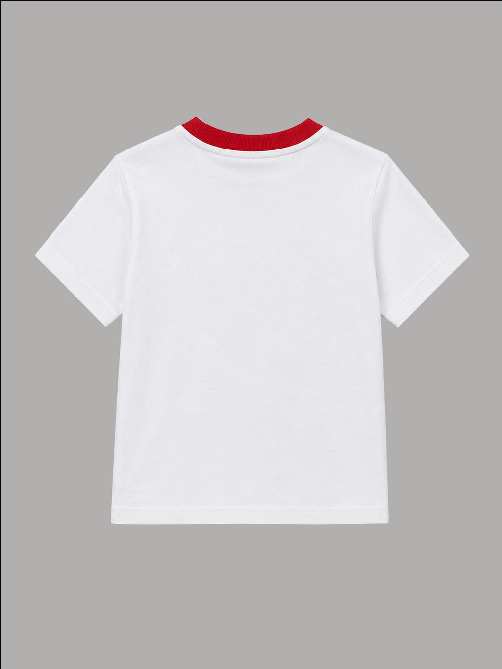 CODEZ Boys White Pure Cotton Hamburger & Pizza Graphic Relaxed Fit T-Shirt