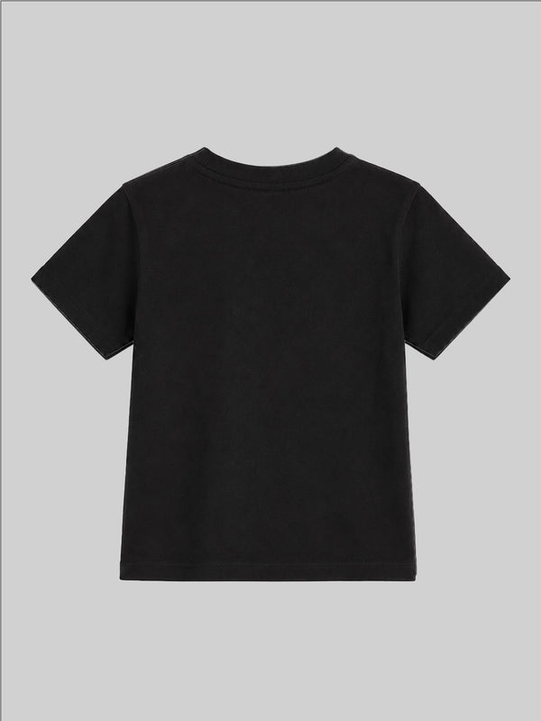 CODEZ Boys Black Pure Cotton Top Beast Monster Truck Graphic Relaxed Fit T-Shirt