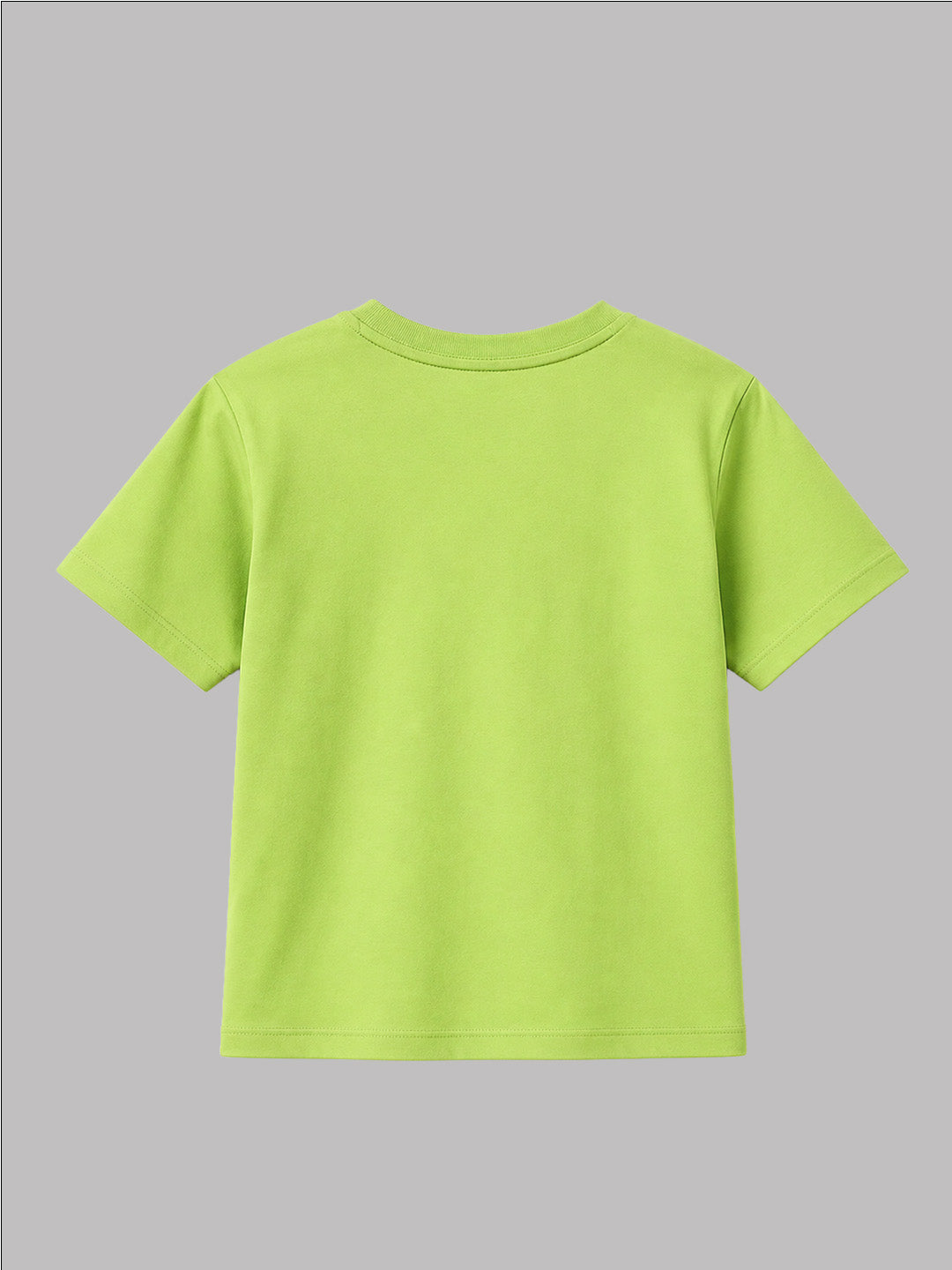 CODEZ Boys Green Glow Pure Cotton Trouble Vehicles Graphic Relaxed Fit T-Shirt