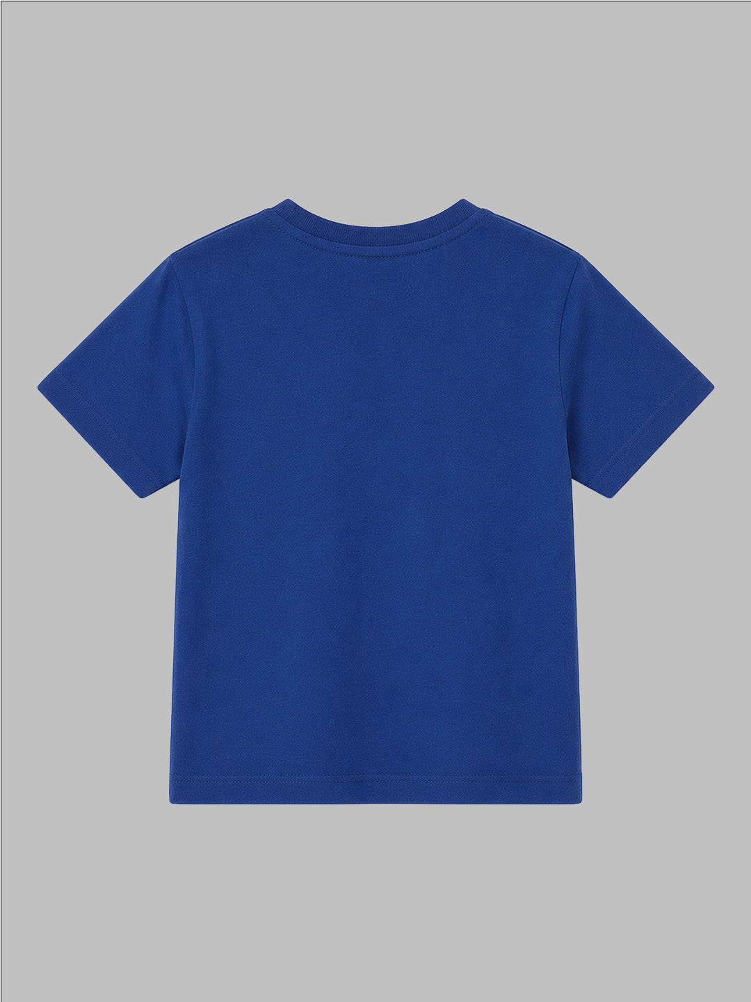 CODEZ Boys Blue Pure Cotton Crunch Monster Graphic Relaxed Fit T-Shirt