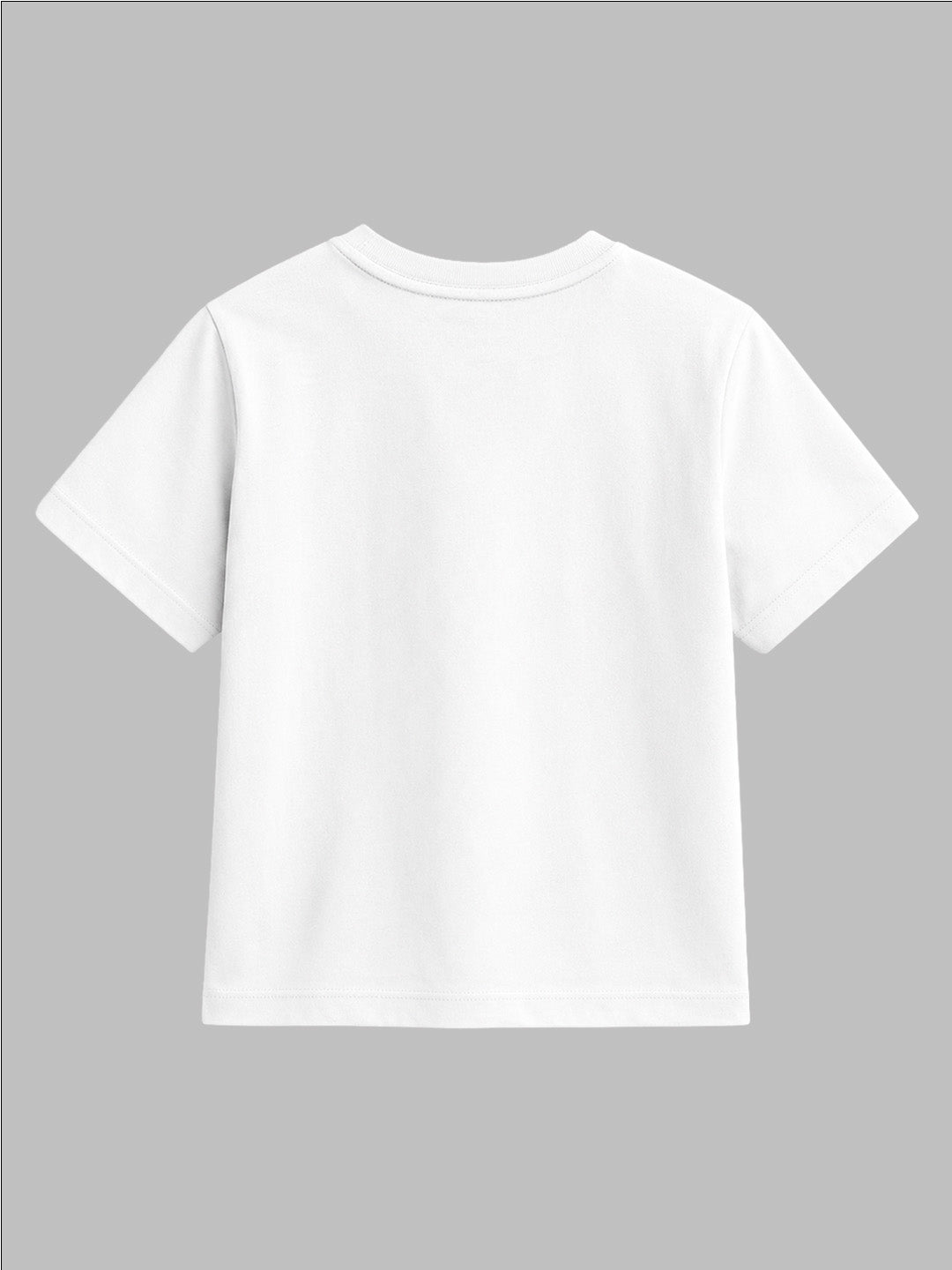CODEZ Boys White Pure Cotton Crunch Monster Graphic Relaxed Fit T-Shirt