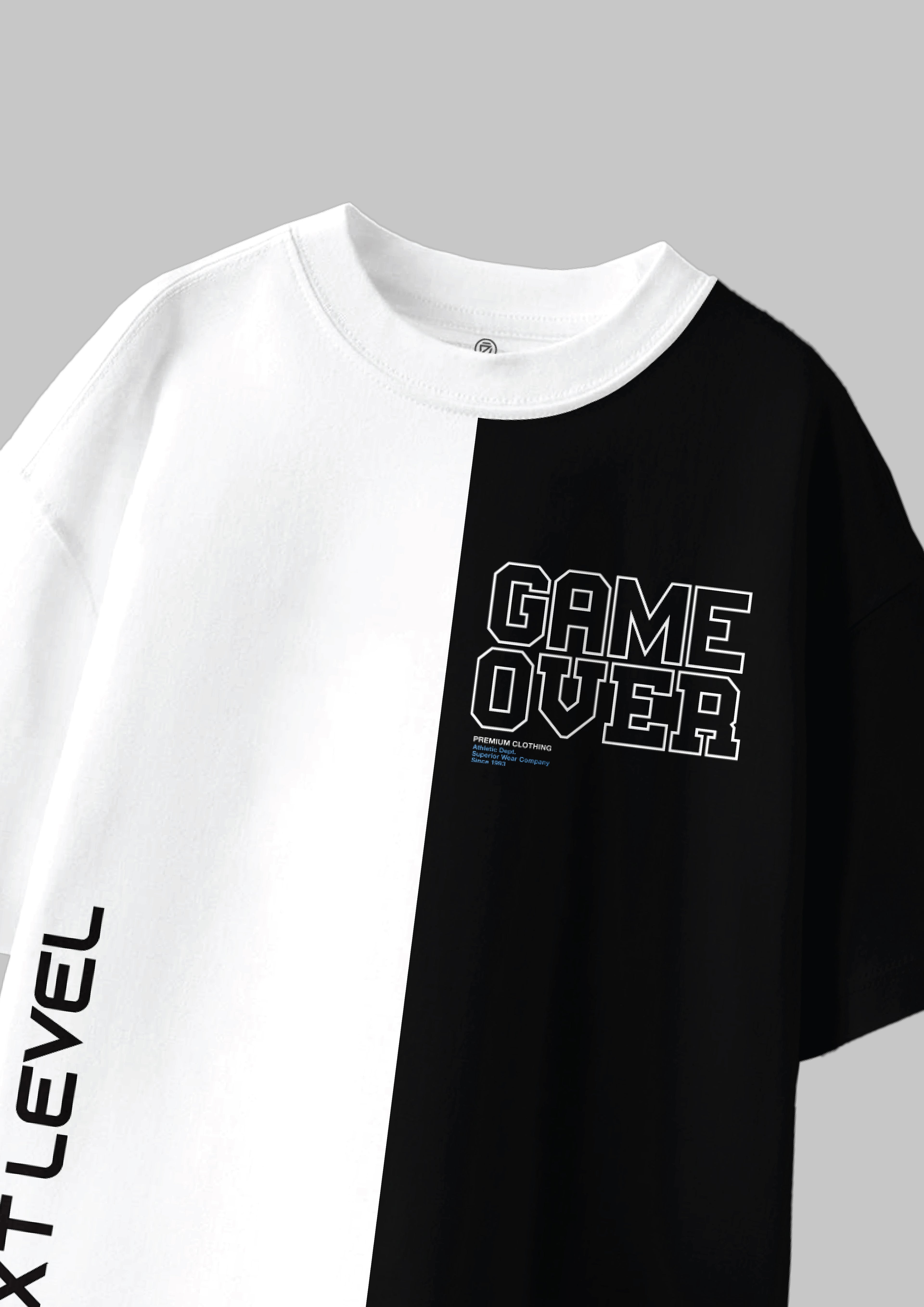 Codez Boys Oversized T-Shirt â€“ White Game Over Next Level