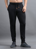 ARDEUR ZEAL IN YOU Men Charcoal Printed Mid-Rise Joggers