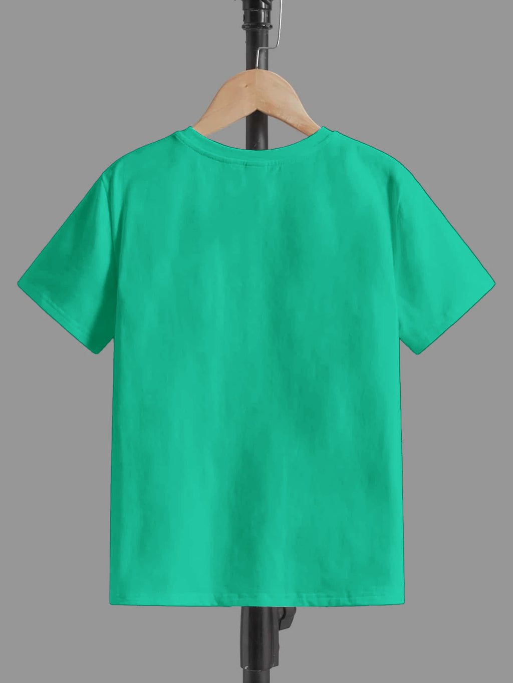 CODEZ Boys Off Teal Blue Round Neck Printed Tshirts