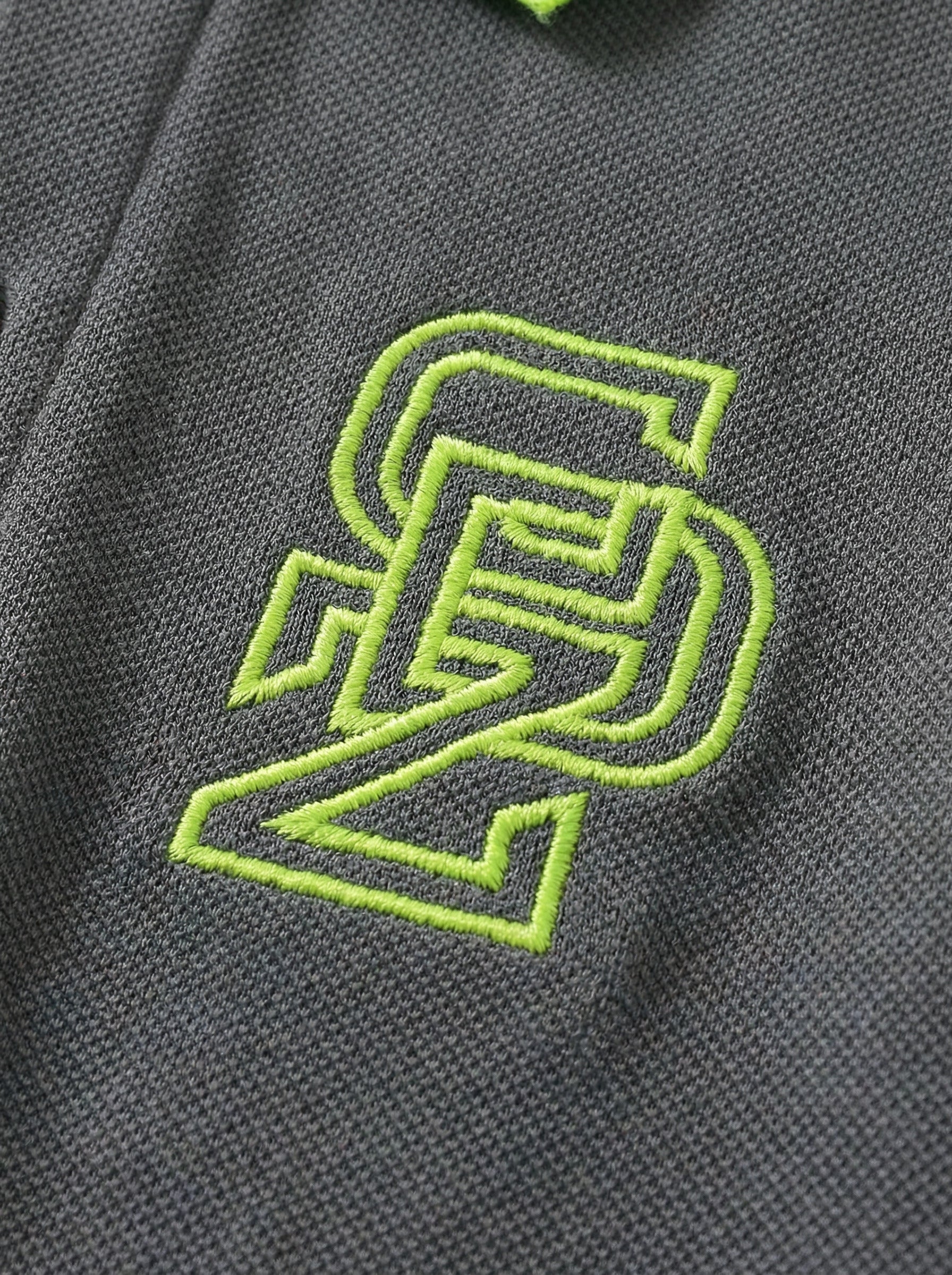 CODEZ Boys Regular Fit Polo T-Shirt (Steel Grey)