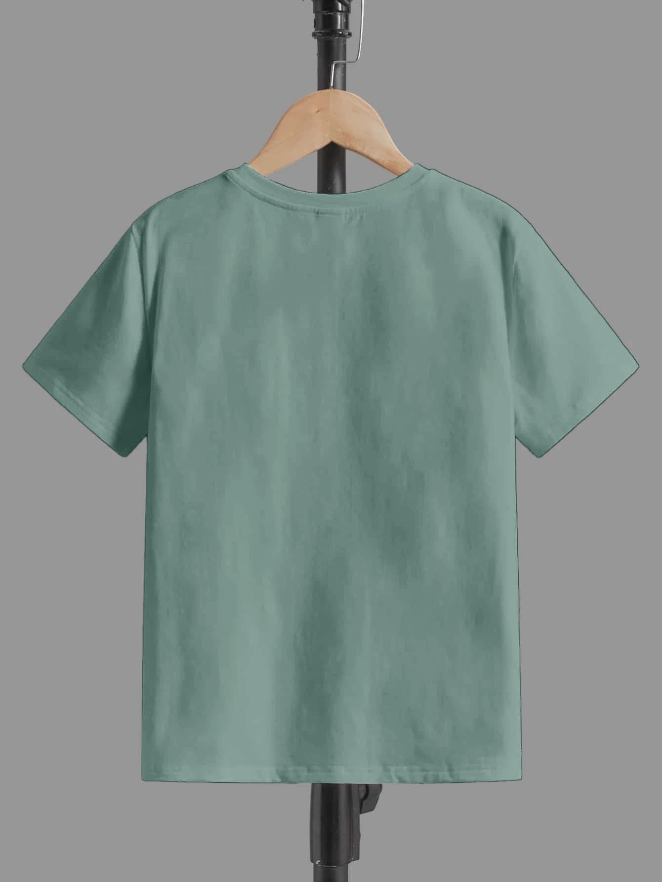 CODEZ Boys Light Blue Round Neck Printed Tshirts