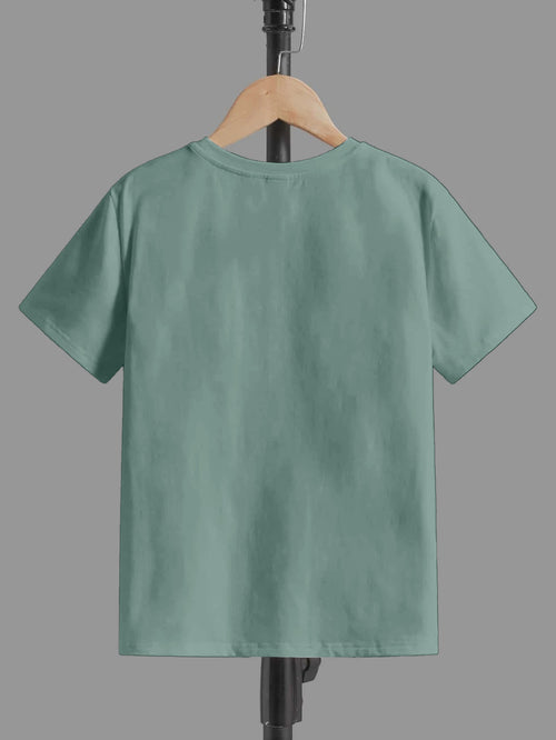 CODEZ Boys Light Blue Round Neck Printed Tshirts