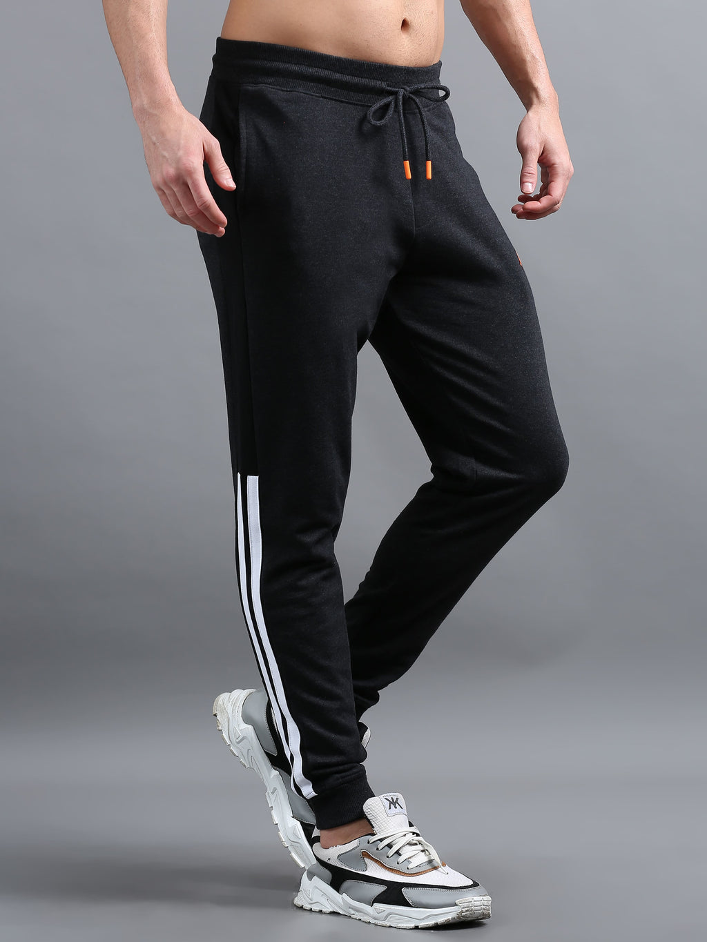 ARDEUR ZEAL IN YOU Men Black Printed Mid-Rise Joggers