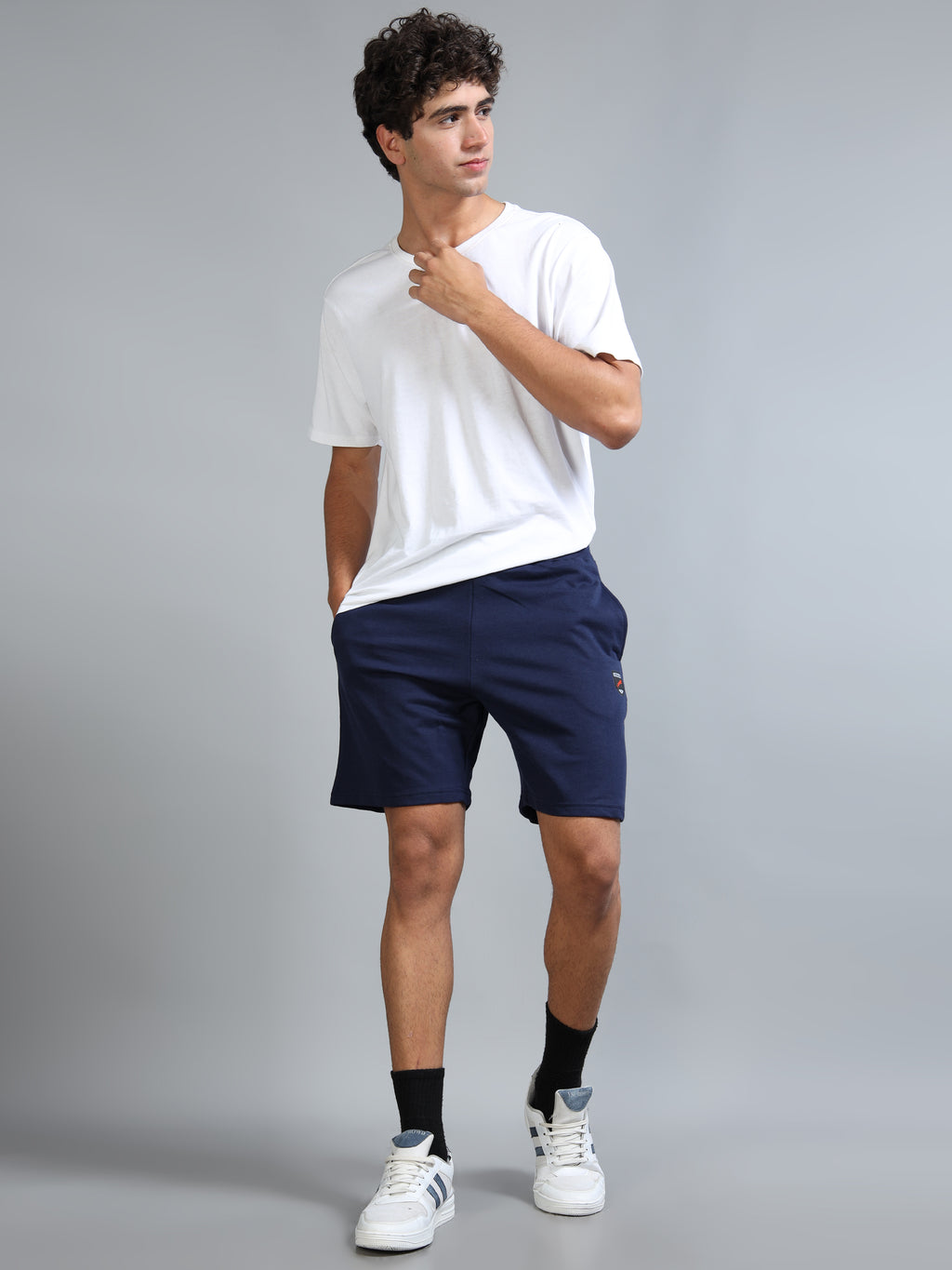 ARDEUR ZEAL IN YOU Men Navy Self Design Shorts