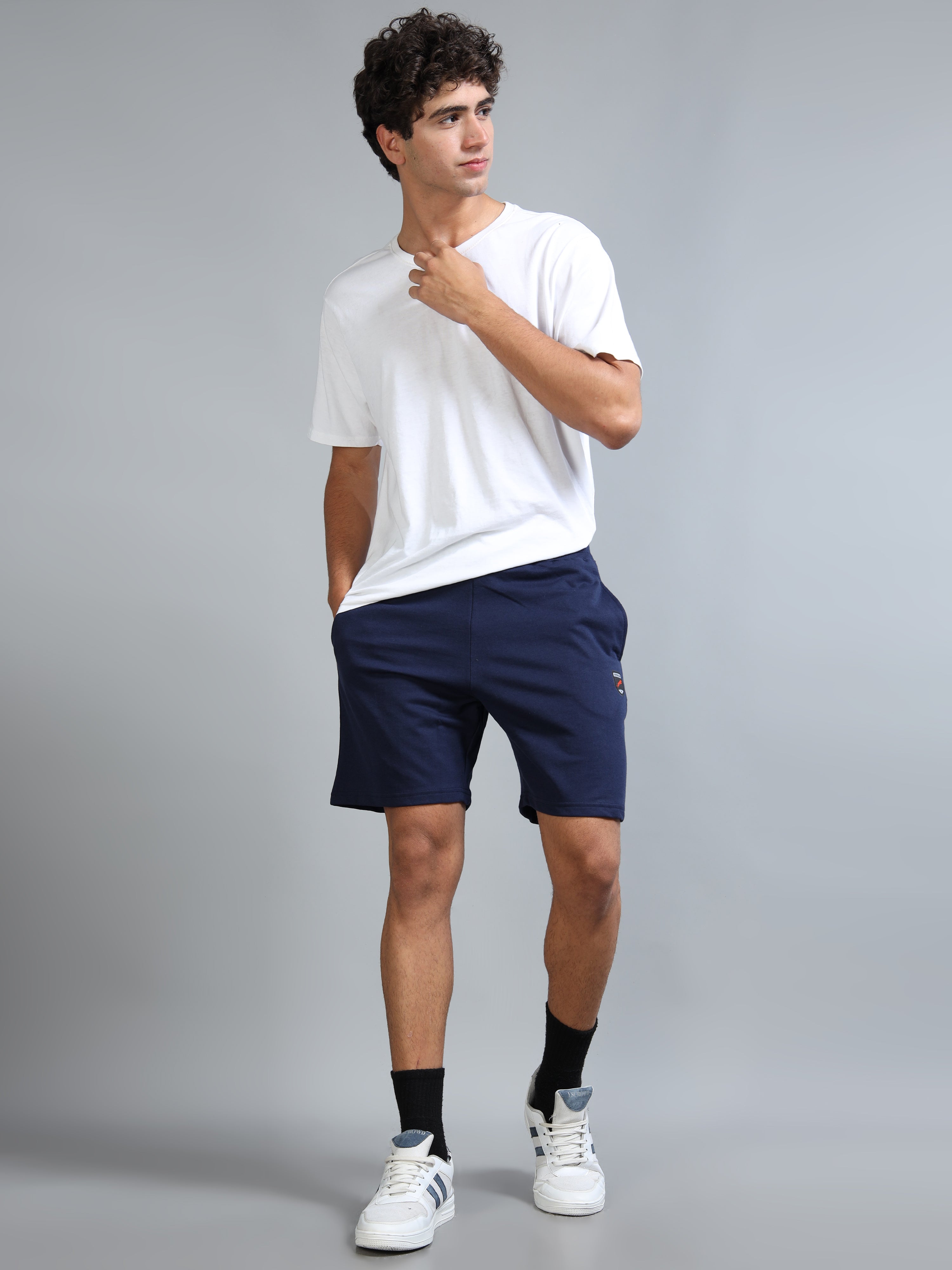 ARDEUR ZEAL IN YOU Men Navy Self Design Shorts