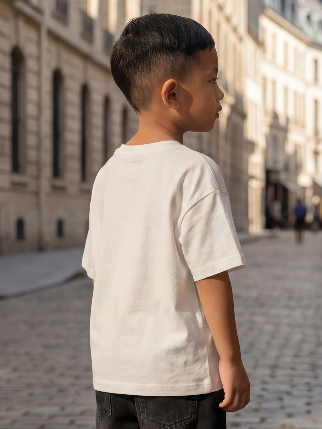 CODEZ Boys White Graphic Print Relaxed Fit Drop Shoulder T-Shirt