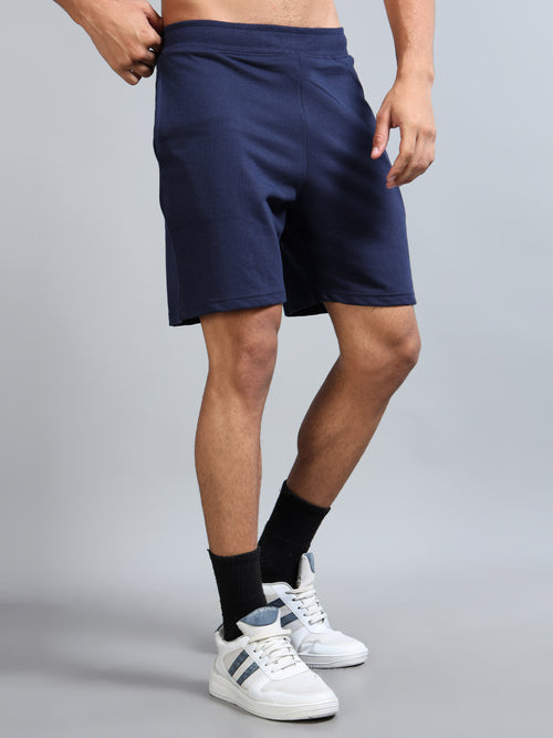 ARDEUR ZEAL IN YOU Men Navy Self Design Shorts