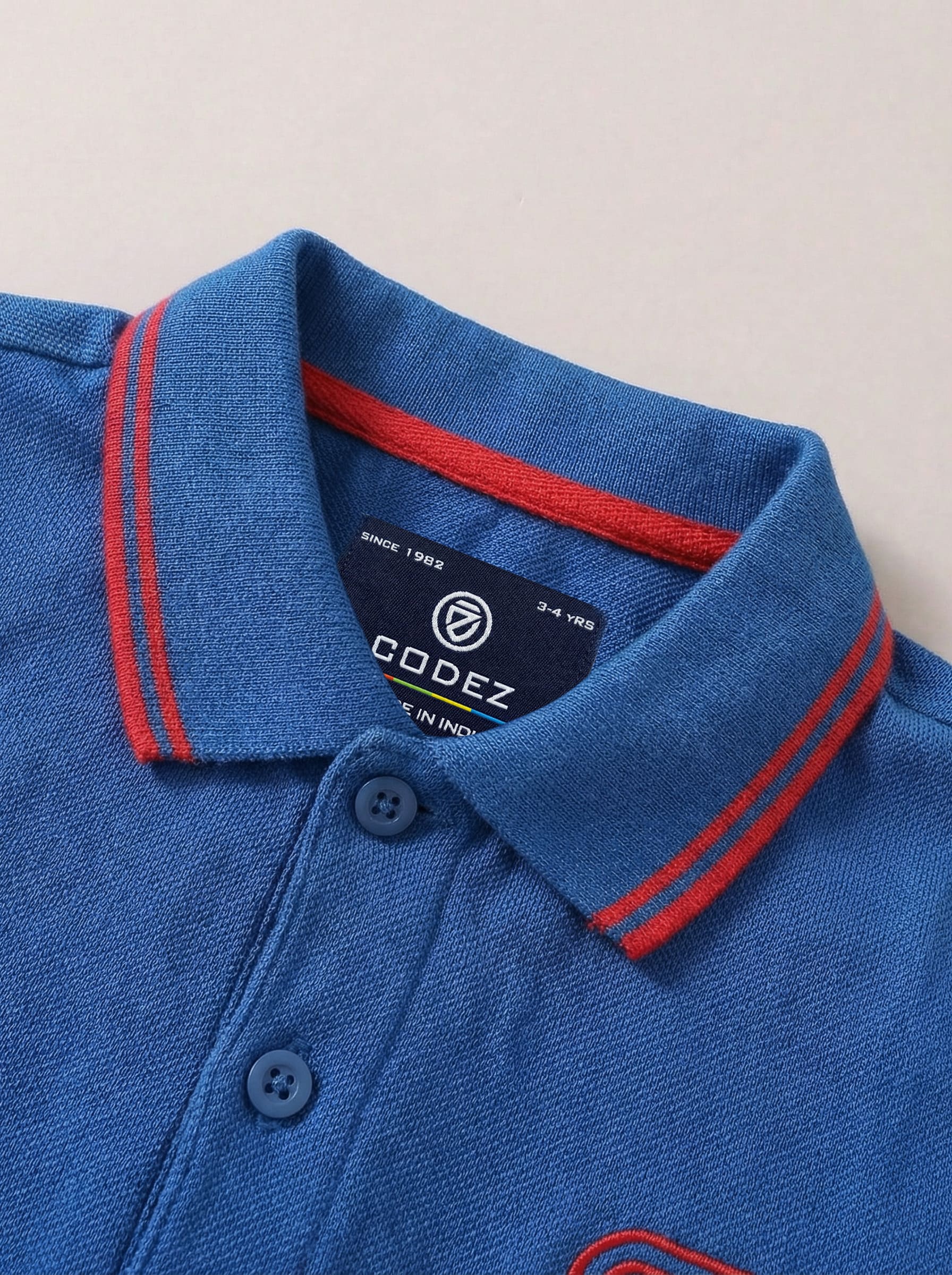 CODEZ Boys Pack Of 2 Embroidered Polo Tshirts