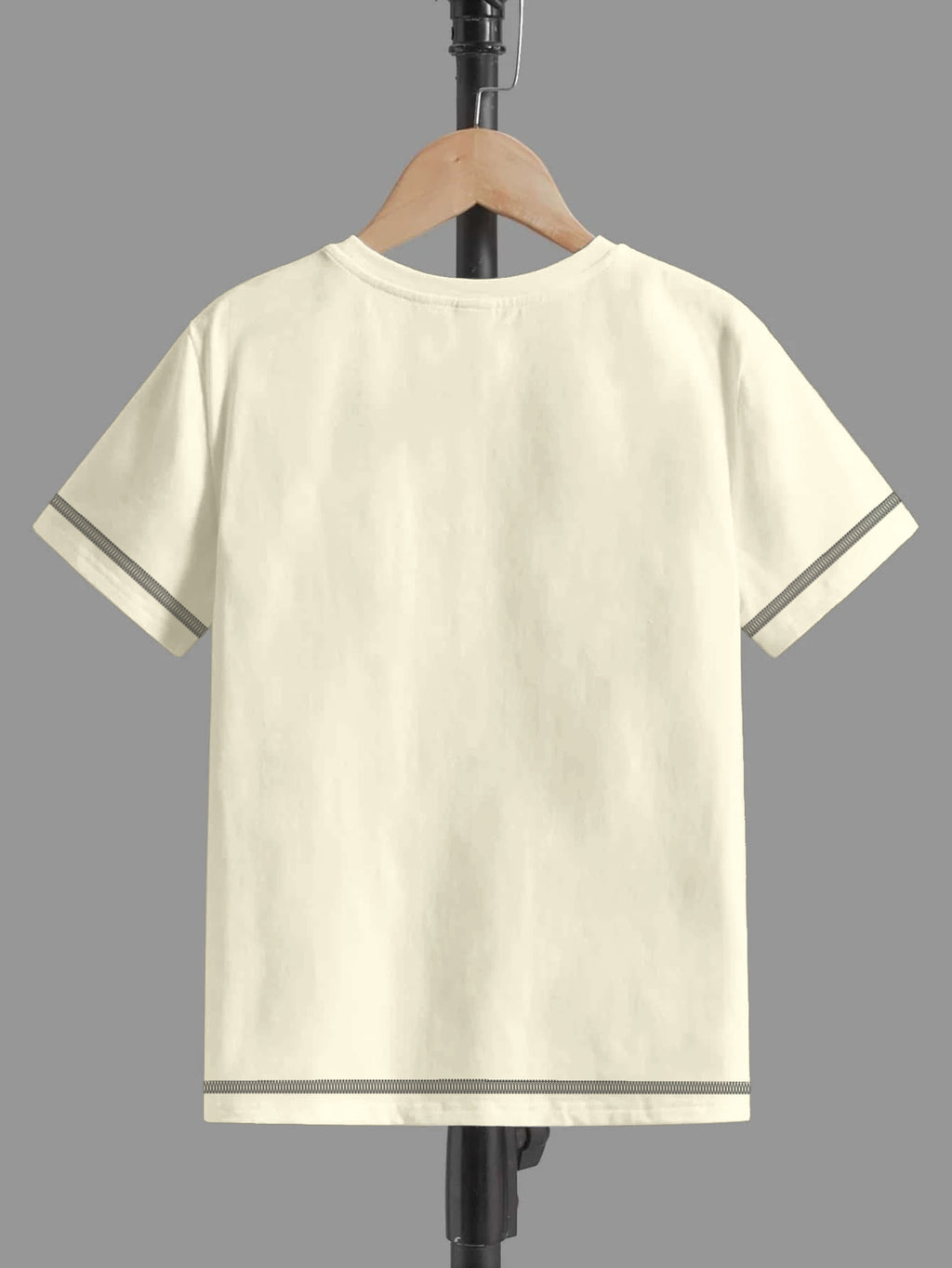 CODEZ Boys Off White Round Neck Printed Tshirts