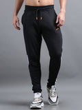 ARDEUR ZEAL IN YOU Men Black Printed Mid-Rise Joggers