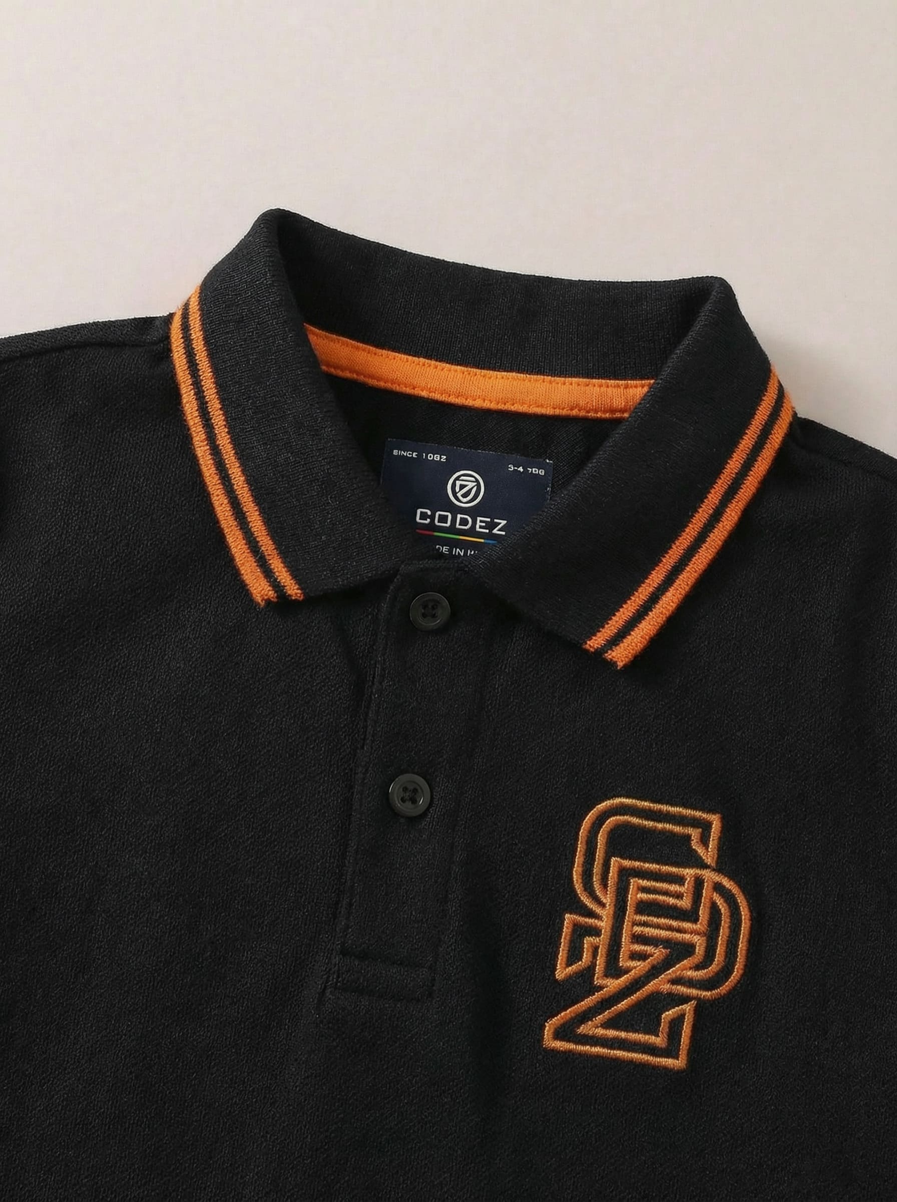 CODEZ Boys Pack Of 2 Embroidered Polo Tshirts