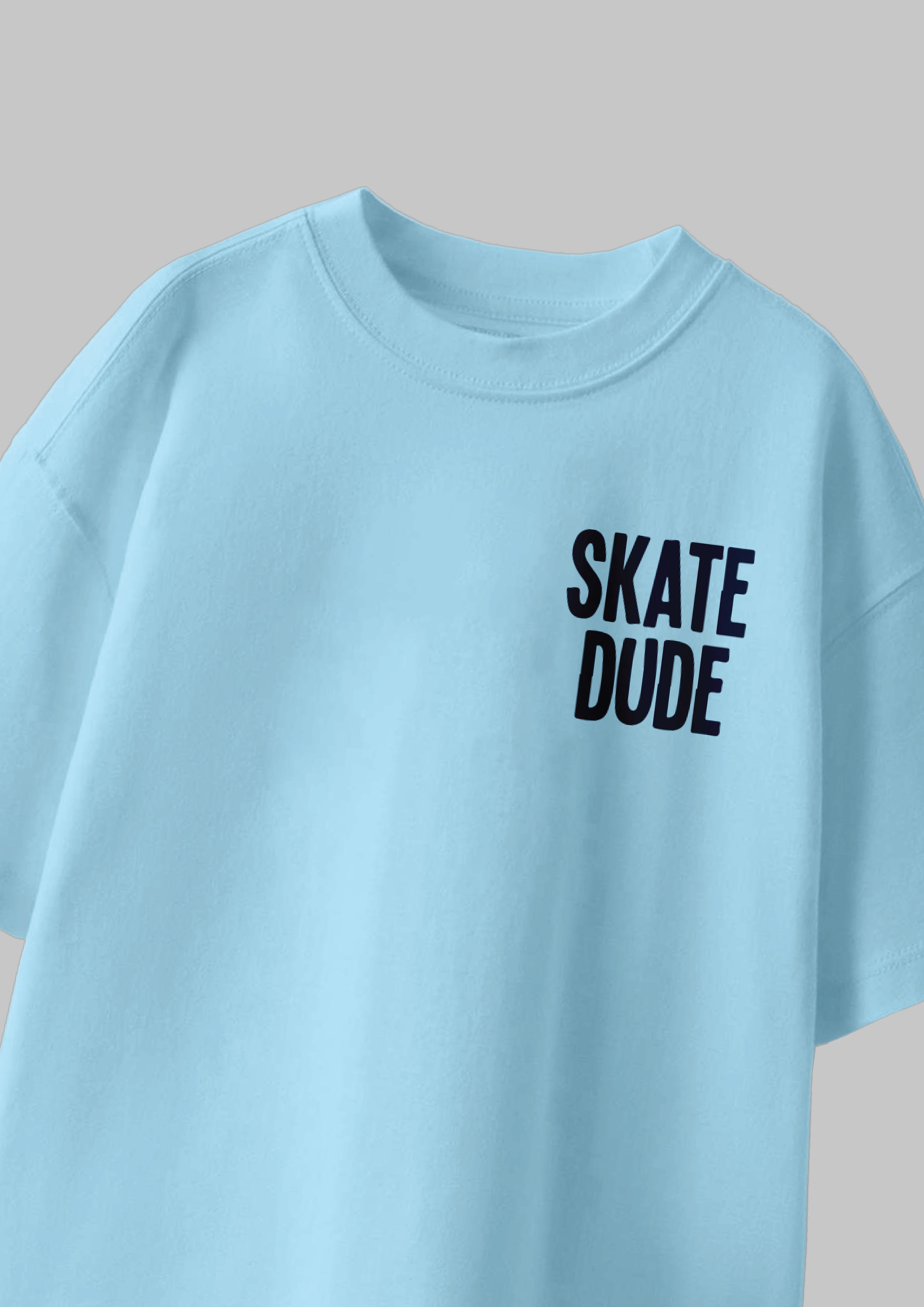 Codez Kids-Boys Fashion Blue OverSized T-shirt